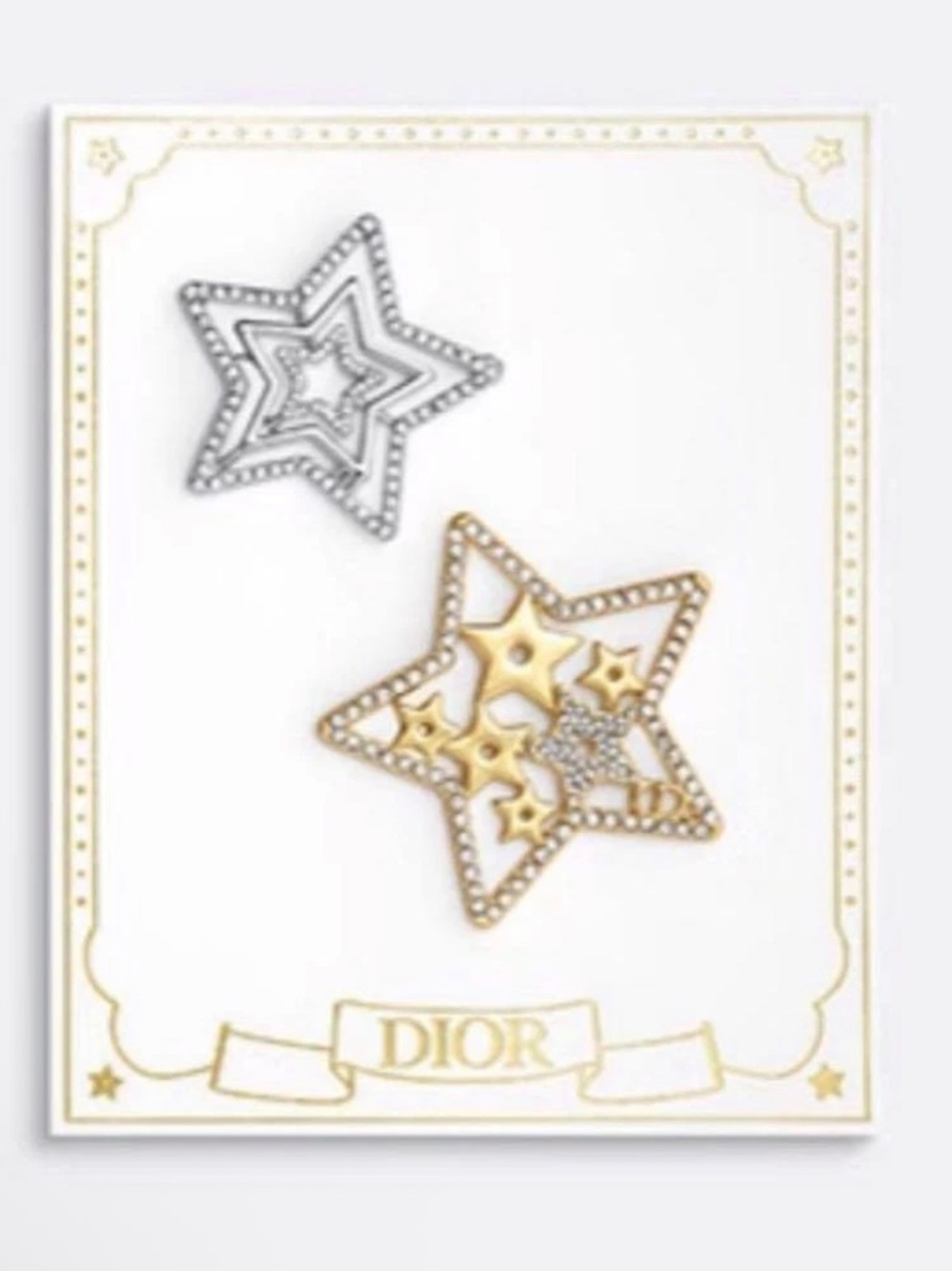 DIOR 2025 Holiday Beauty Star Duo Hair Clips - Picture 3 of 3